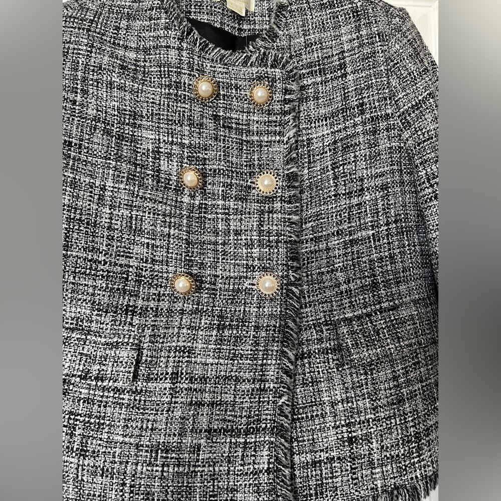 NWT Maeve by Anthropologie Tweed Double-Breasted Jacket - Picture 6 of 6